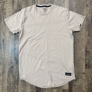 Hollister Light Beige Short Sleeve Tee